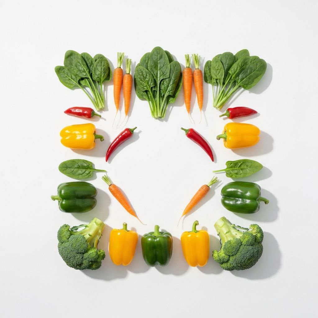 Svježe raznovrsno povrće - brokula, spinat, paprika, mrkva