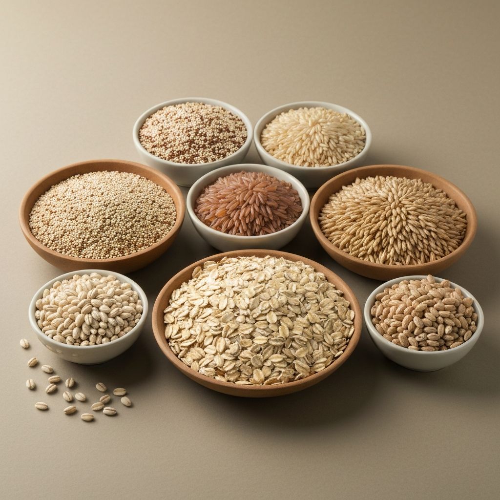 Cijela žitarica - quinoa, riža, ovsena kaša, barjak, žitarice