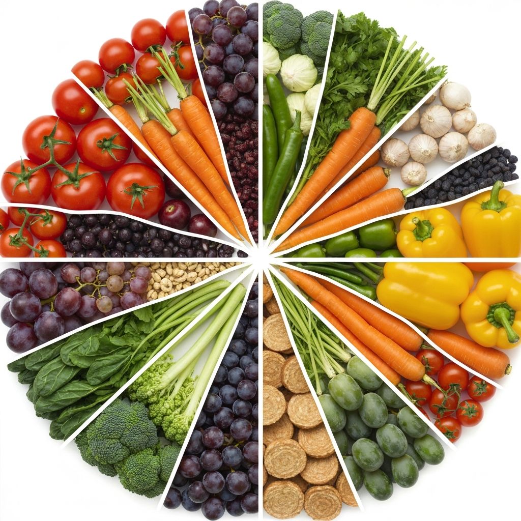 Rainbow raznolikost boja - crvene, narančaste, žute, zelene, plave namirnice